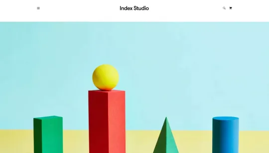 Index Studio website template preview