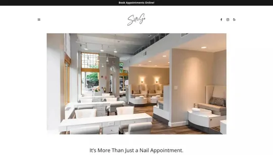 Set & Go website template preview