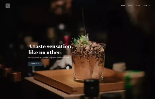 Lucy's website template preview