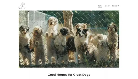 Good Boy website template preview