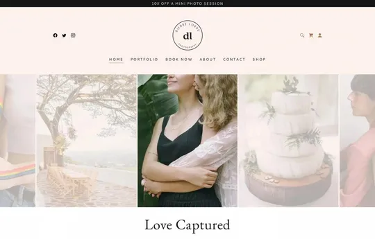 Deirdre Lorde website template preview
