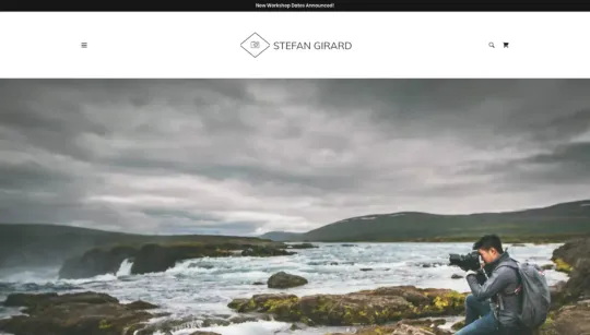 Stefan Girard website template preview