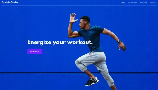 Franklin Studio website template preview