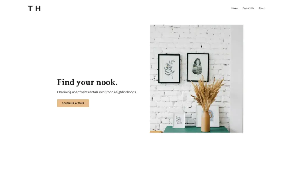 The Hill website template preview