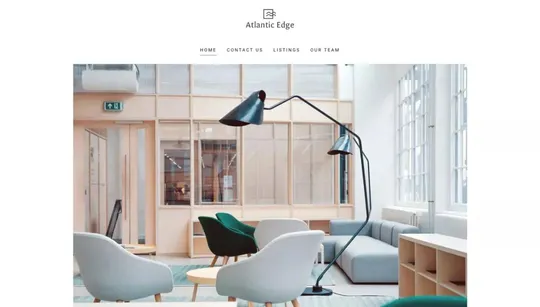 Atlantic Edge website template preview