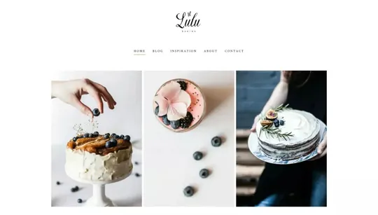 Lulu website template preview