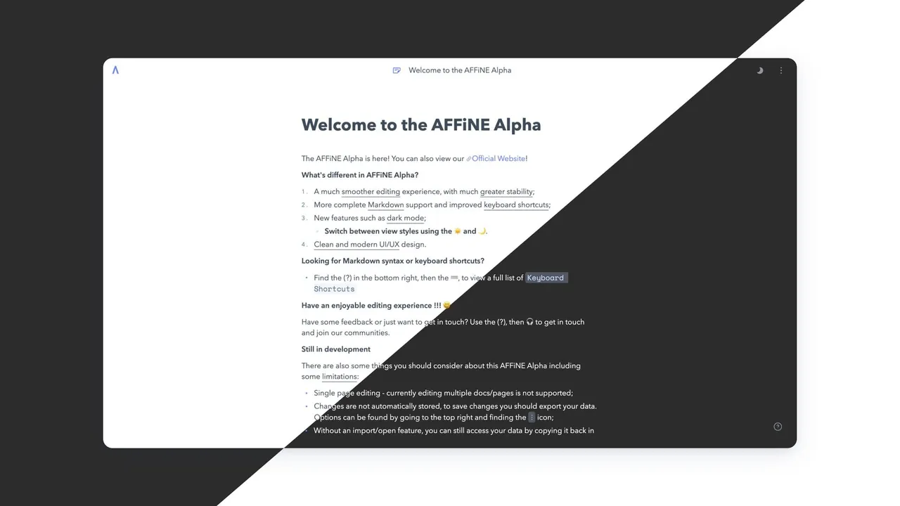 Affine screenshot 2