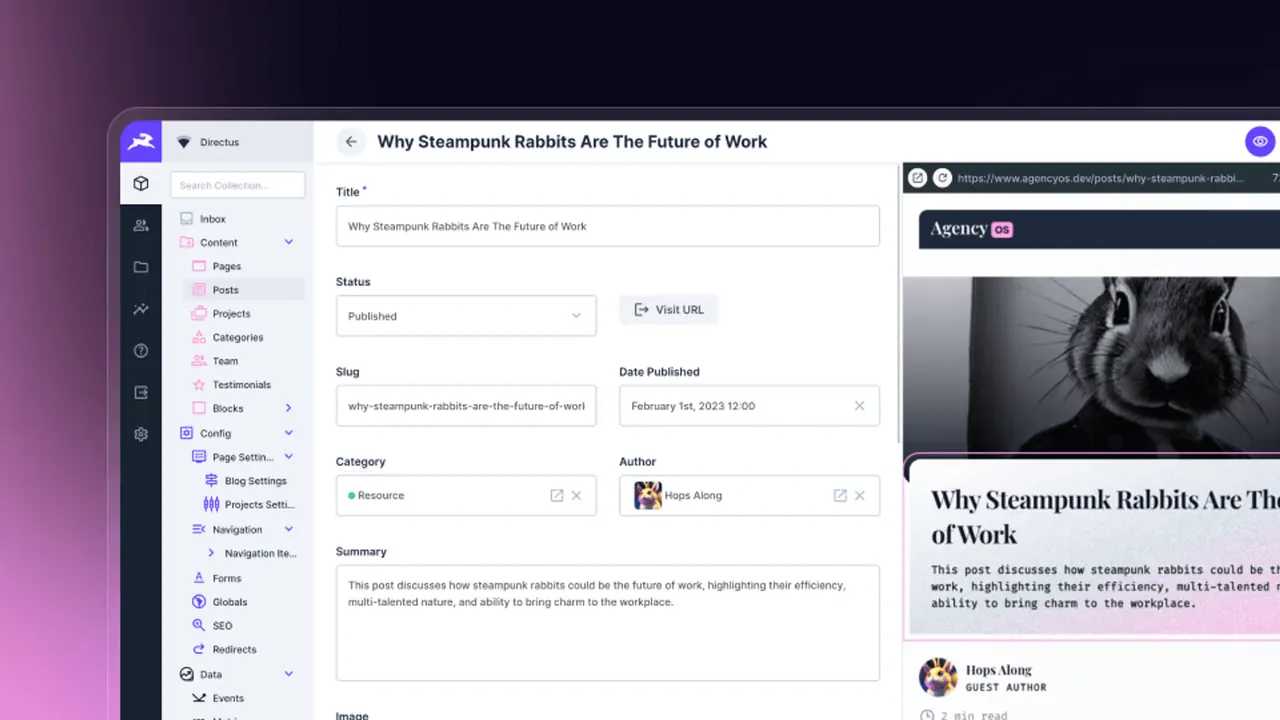 AgencyOS interface