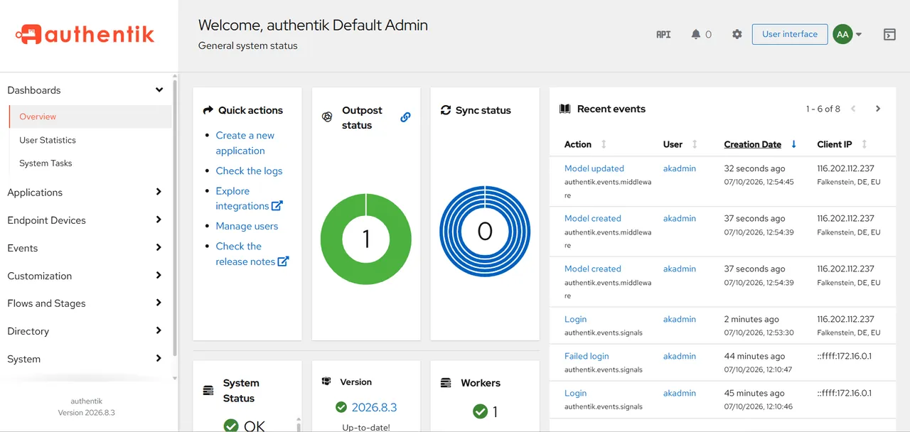 Authentik screenshot 2