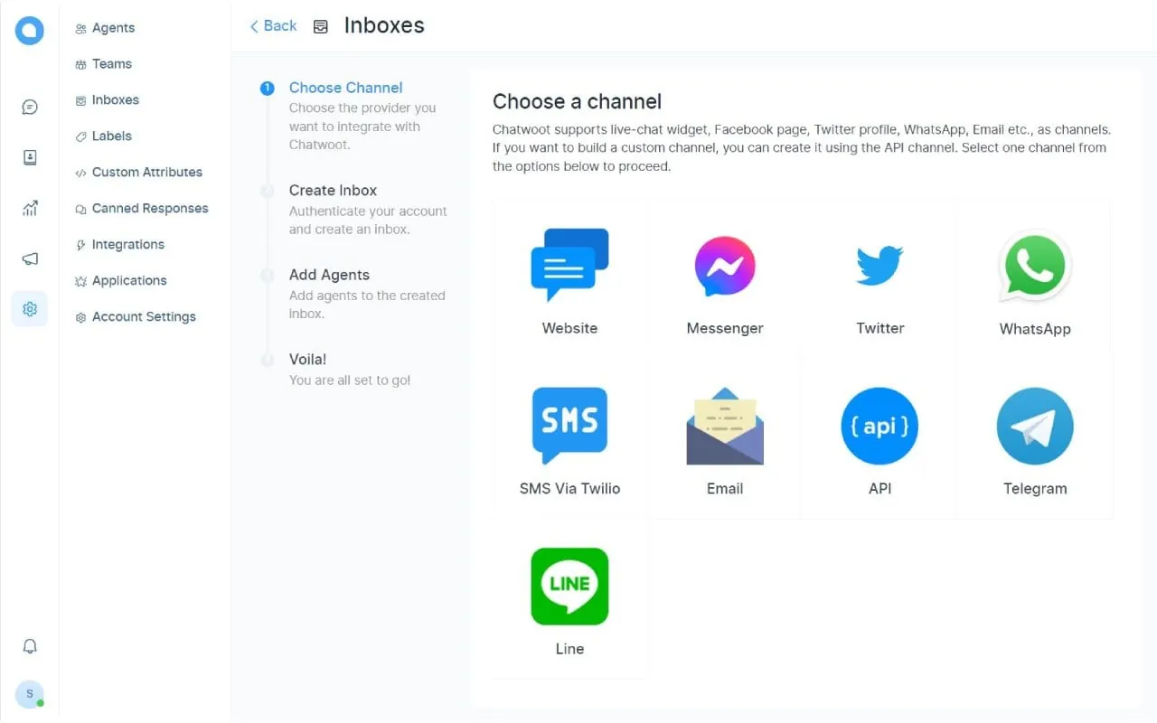 Chatwoot screenshot 2