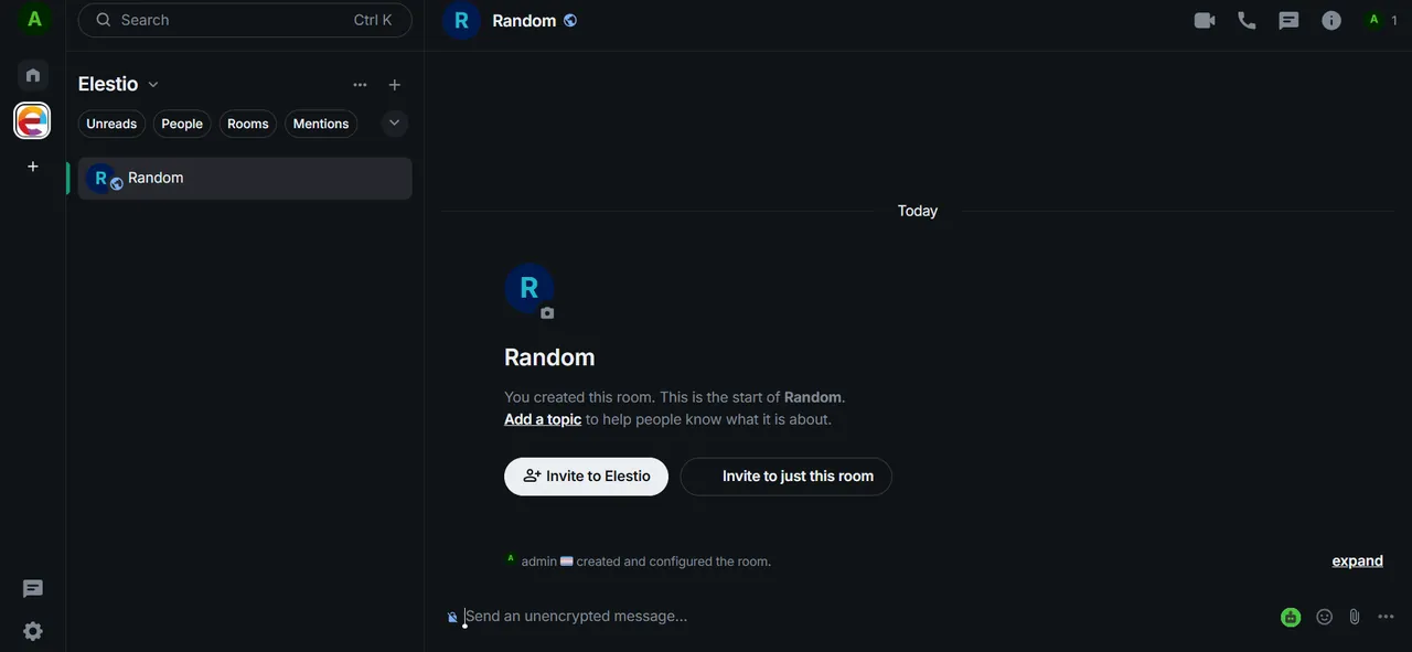 Continuwuity interface