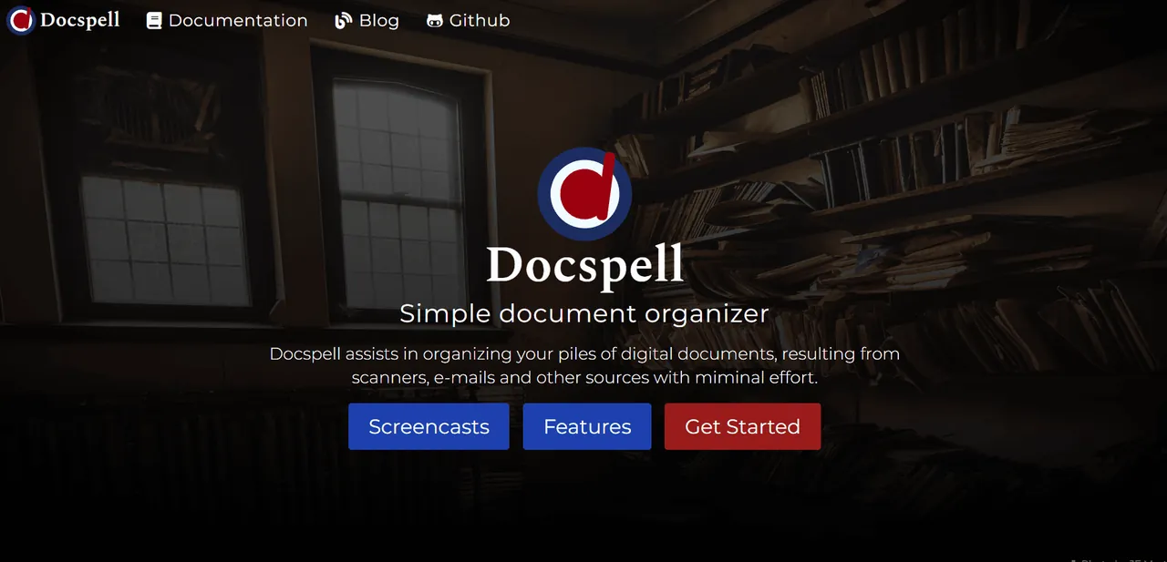Docspell screenshot 2