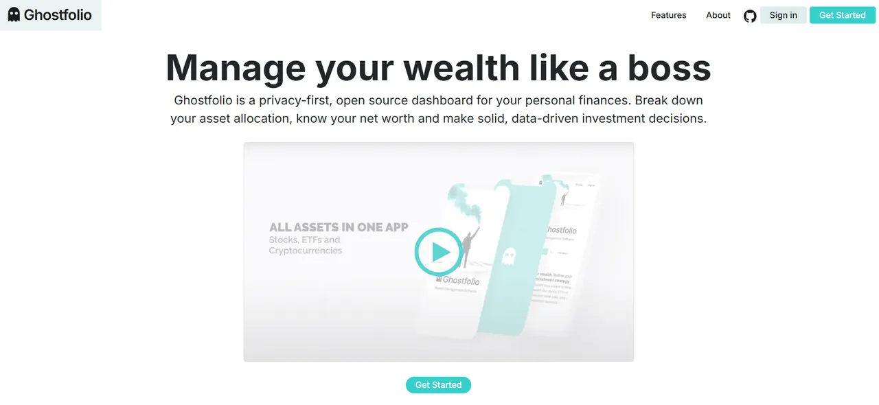 Ghostfolio screenshot 2