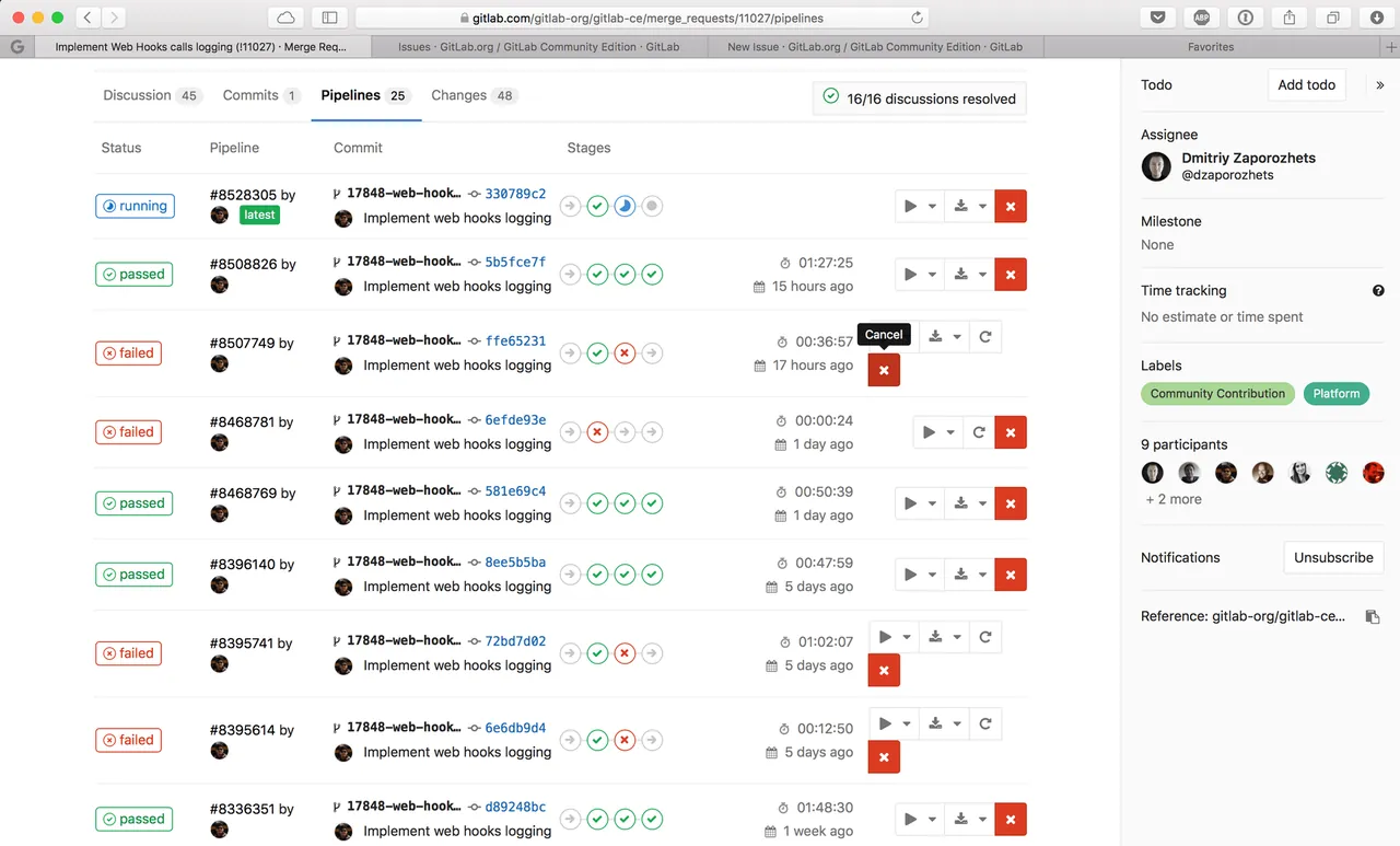 Gitlab-Runner screenshot 2