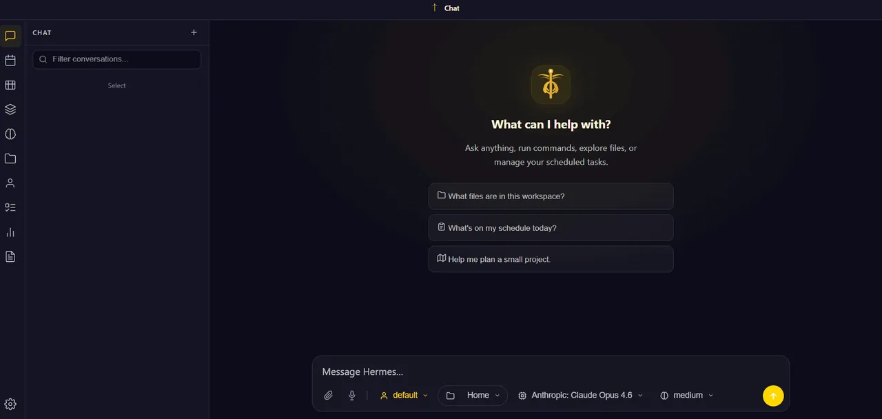 Hermes screenshot 2