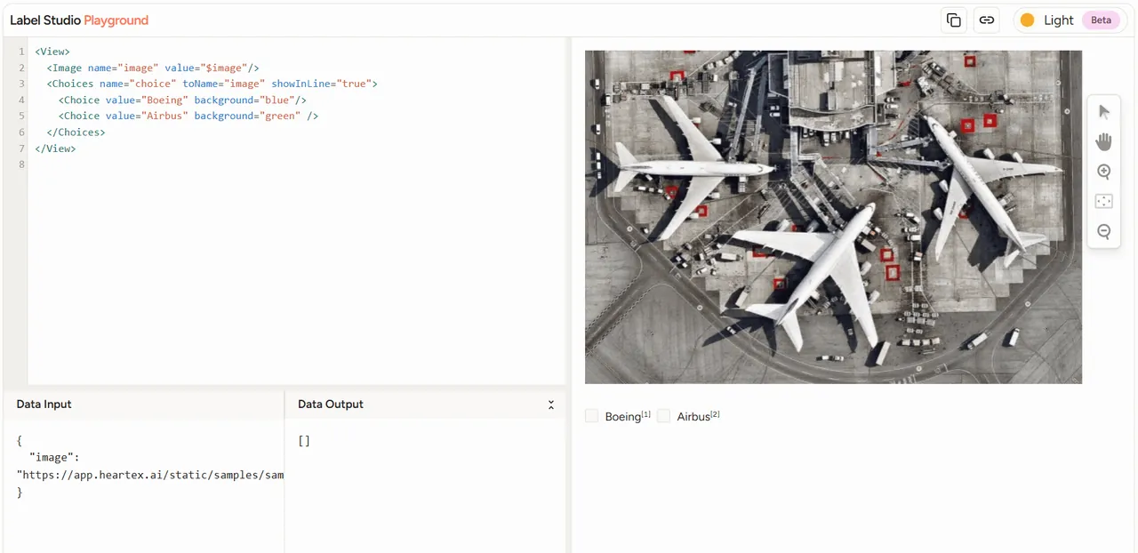 LabelStudio screenshot 2