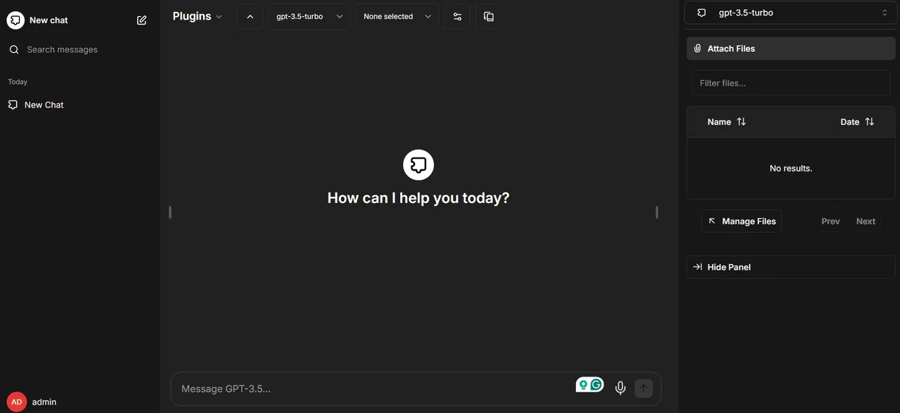 LibreChat screenshot 2
