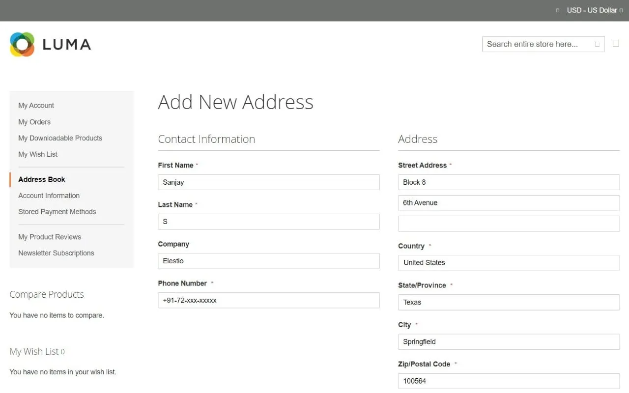 Magento screenshot 2
