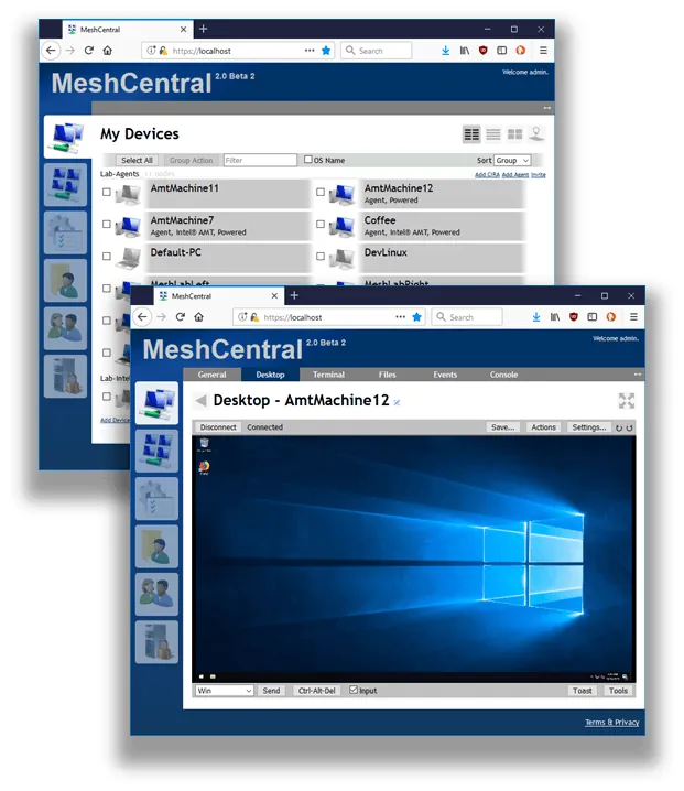 MeshCentral screenshot 2