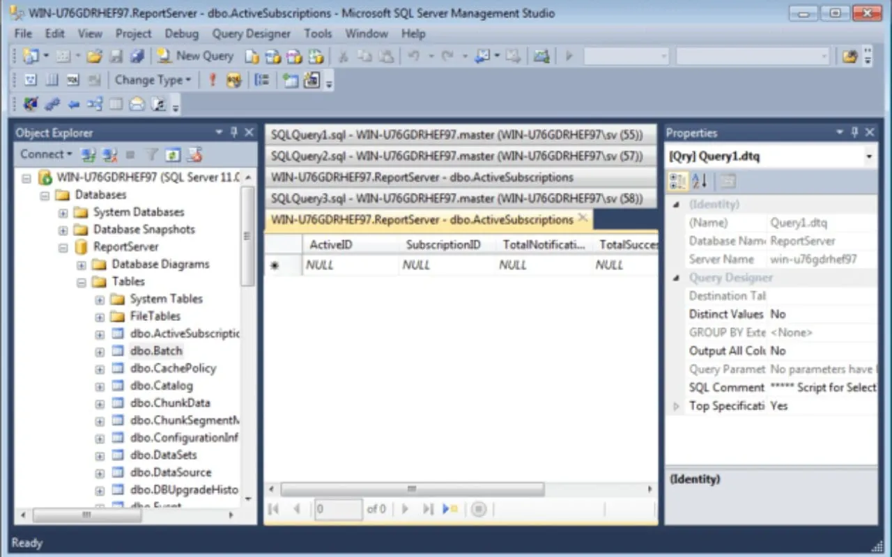 MSSQL screenshot 2
