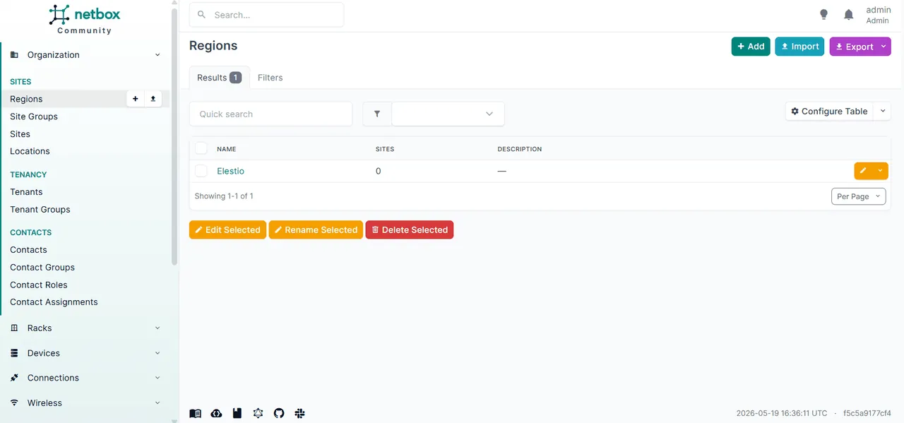 NetBox interface