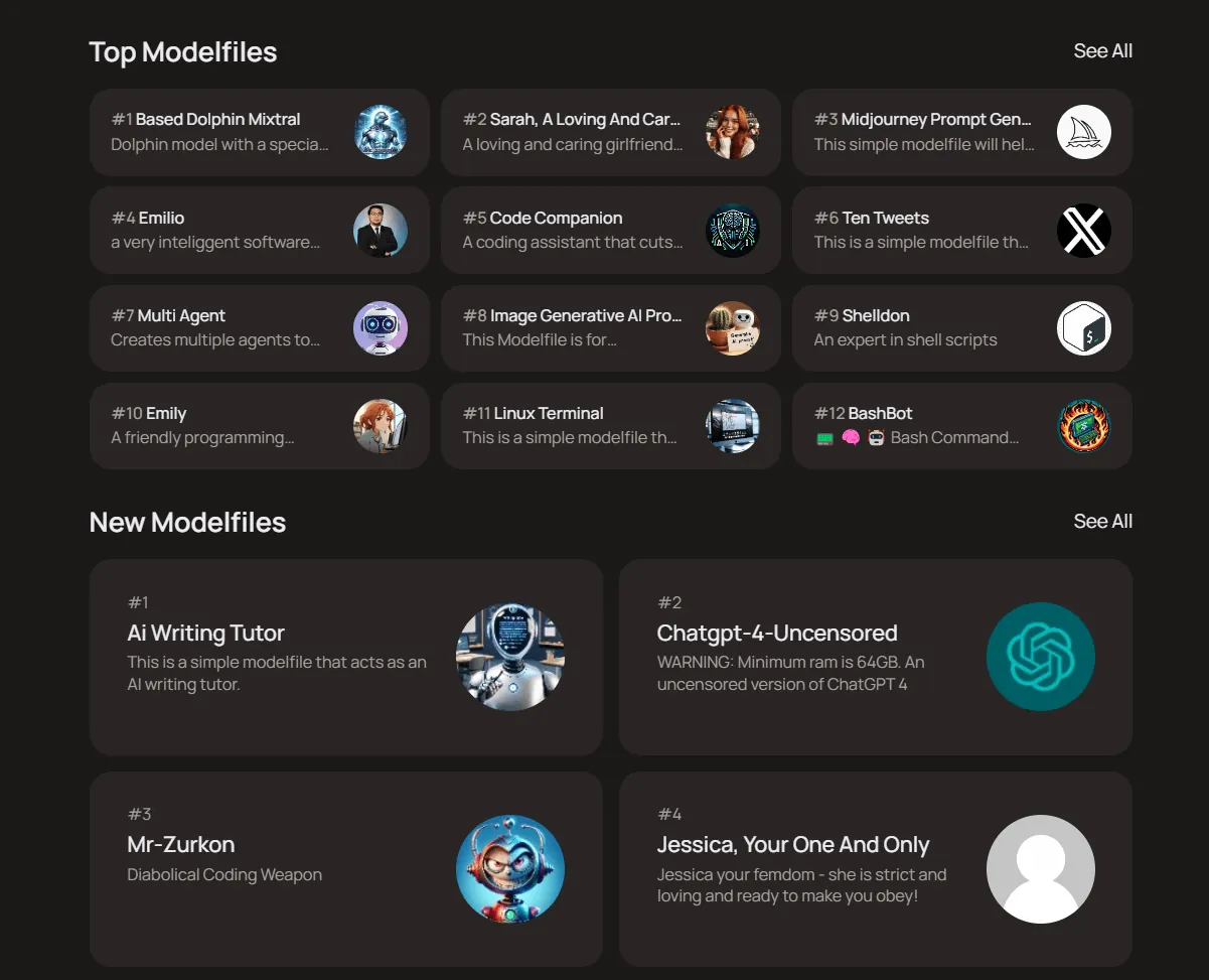 Open WebUI screenshot 2
