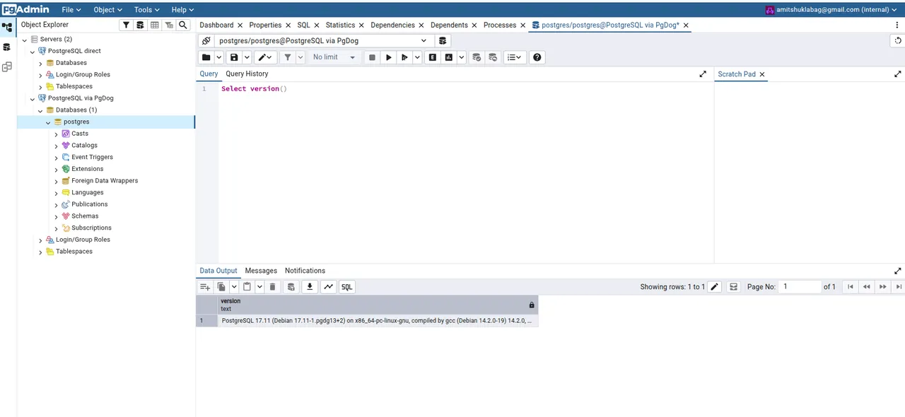 PgDog screenshot 2