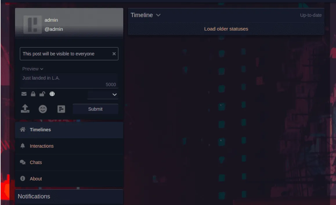 Pleroma interface