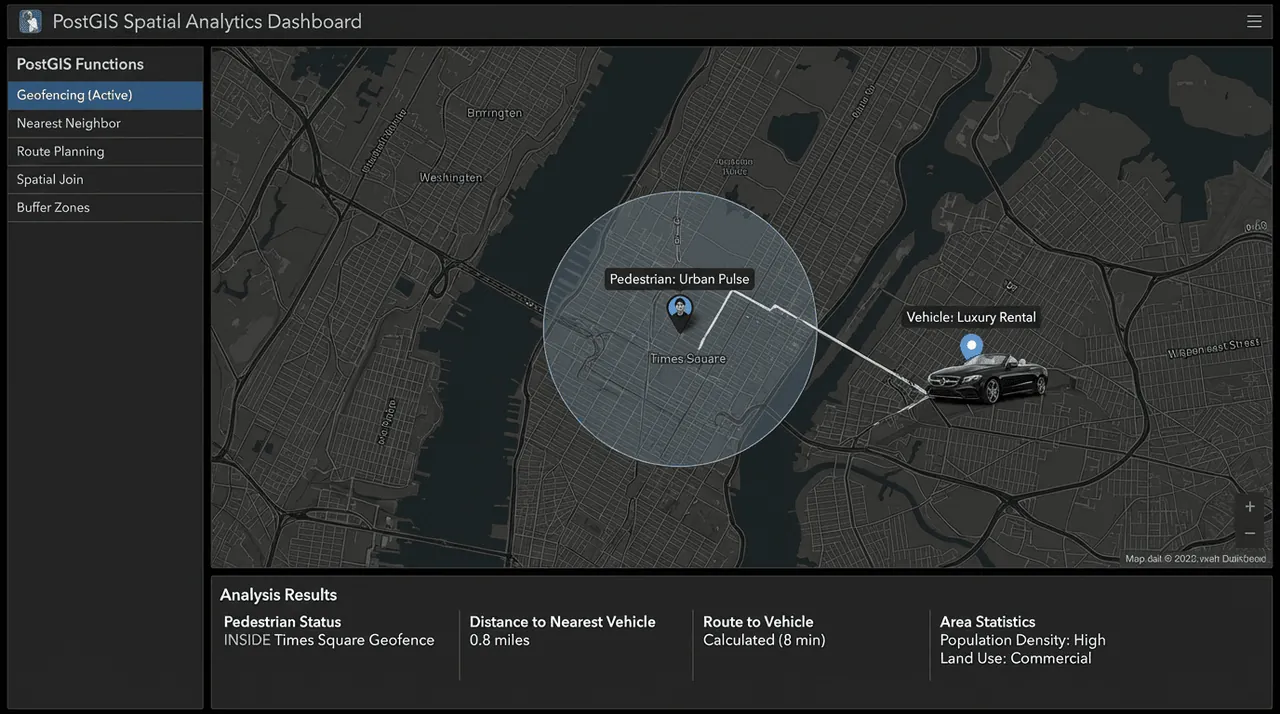 PostGIS screenshot 2