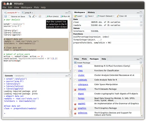 Rstudio screenshot 2