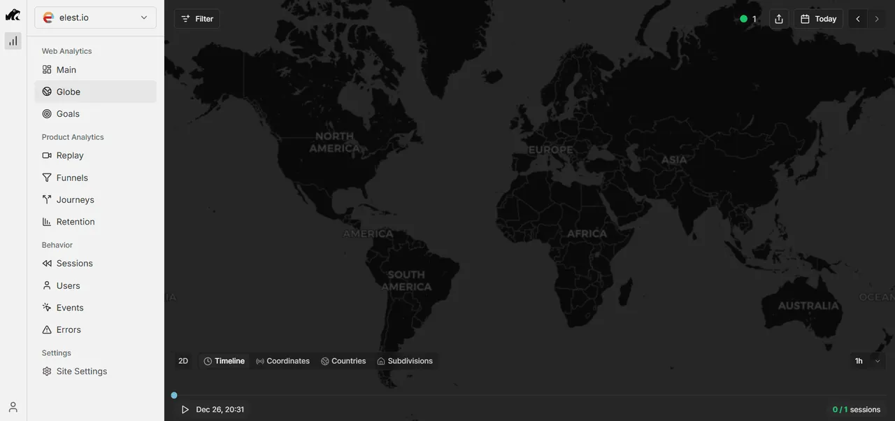 Rybbit interface