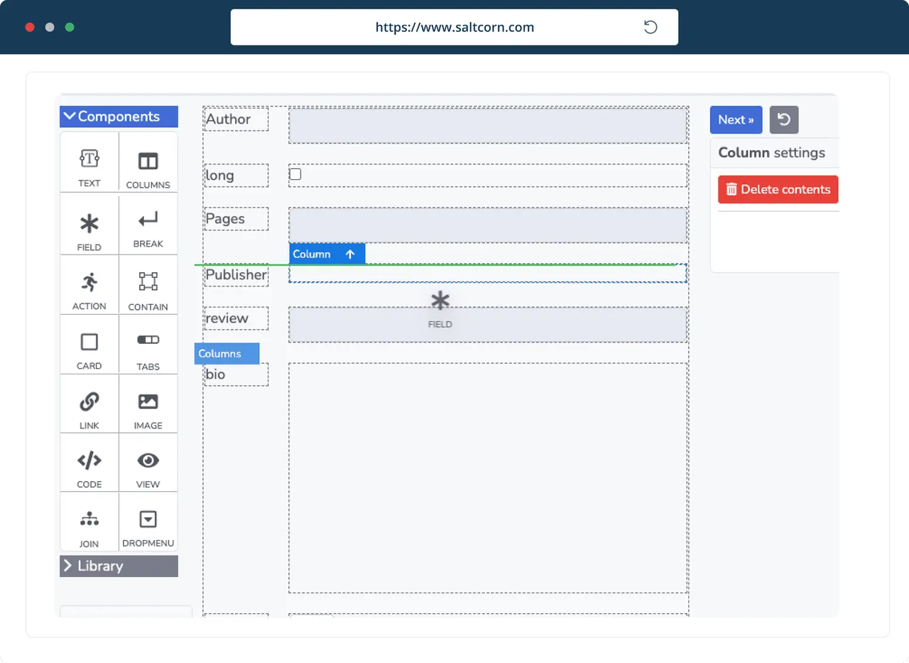 Saltcorn screenshot 2