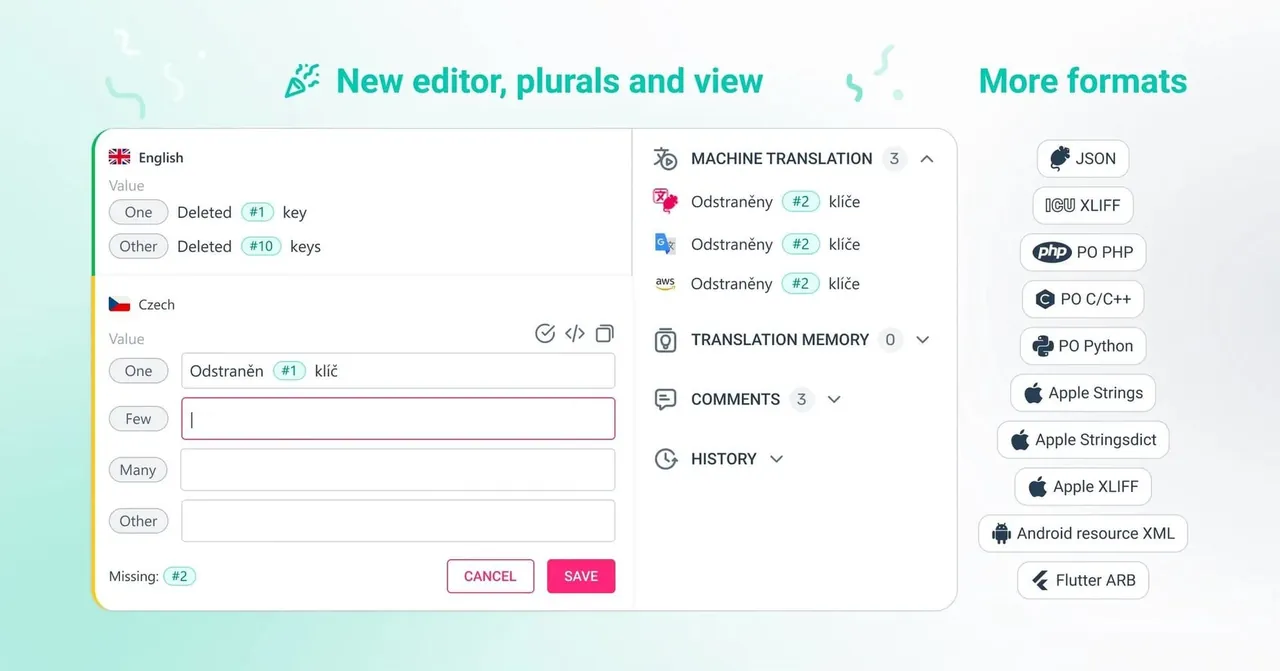 Tolgee interface