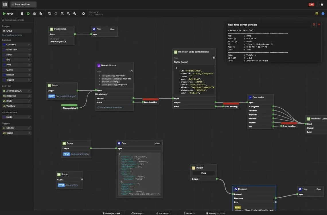 TotaljsFlow screenshot 2