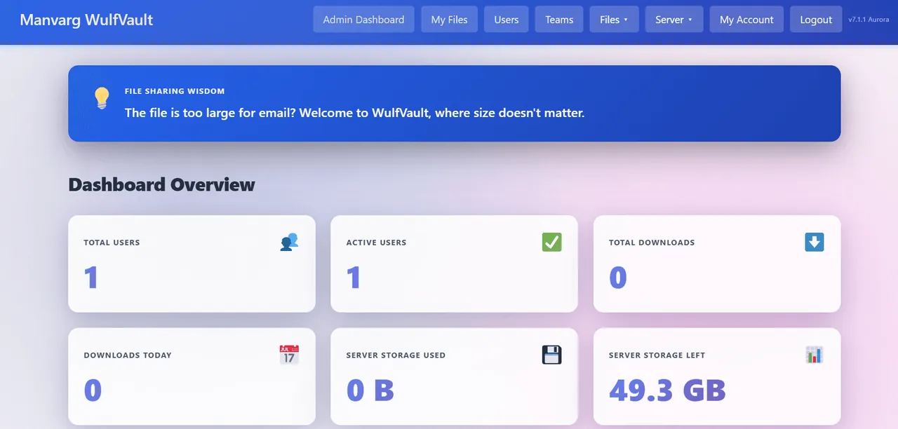 WulfVault screenshot 2